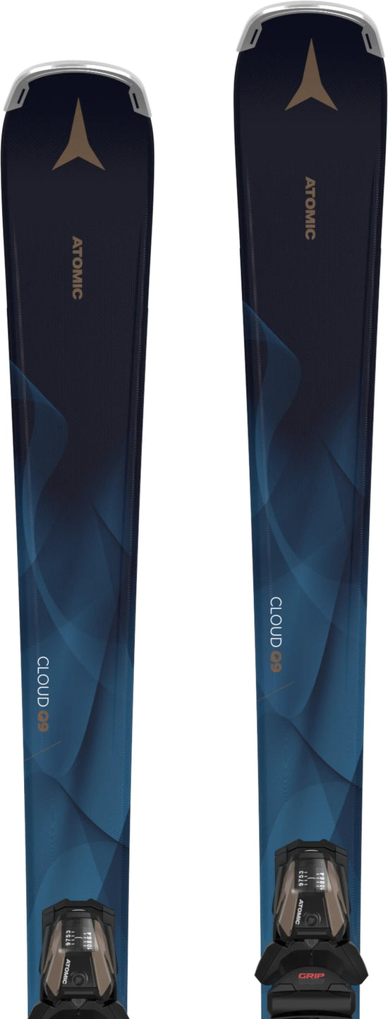 Women's Cloud Q9 Skis + M10 Binding - Blue