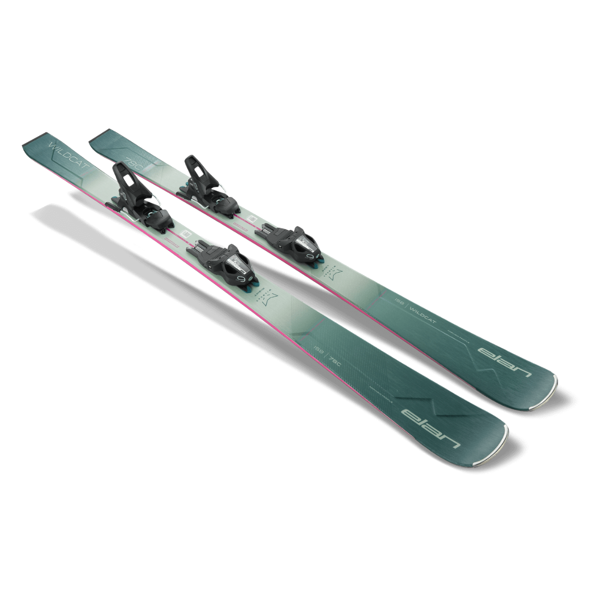 Women's Wildcat 78C Skis + EL9 Binding - Green