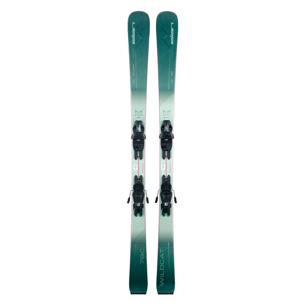 Women's Wildcat 78C Skis + EL9 Binding - Green