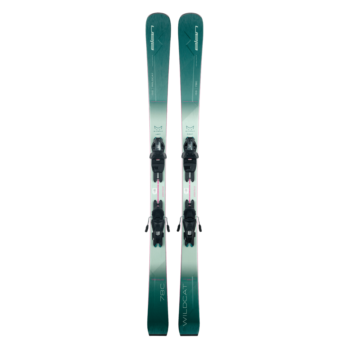 Women's Wildcat 78C Skis + EL9 Binding - Green
