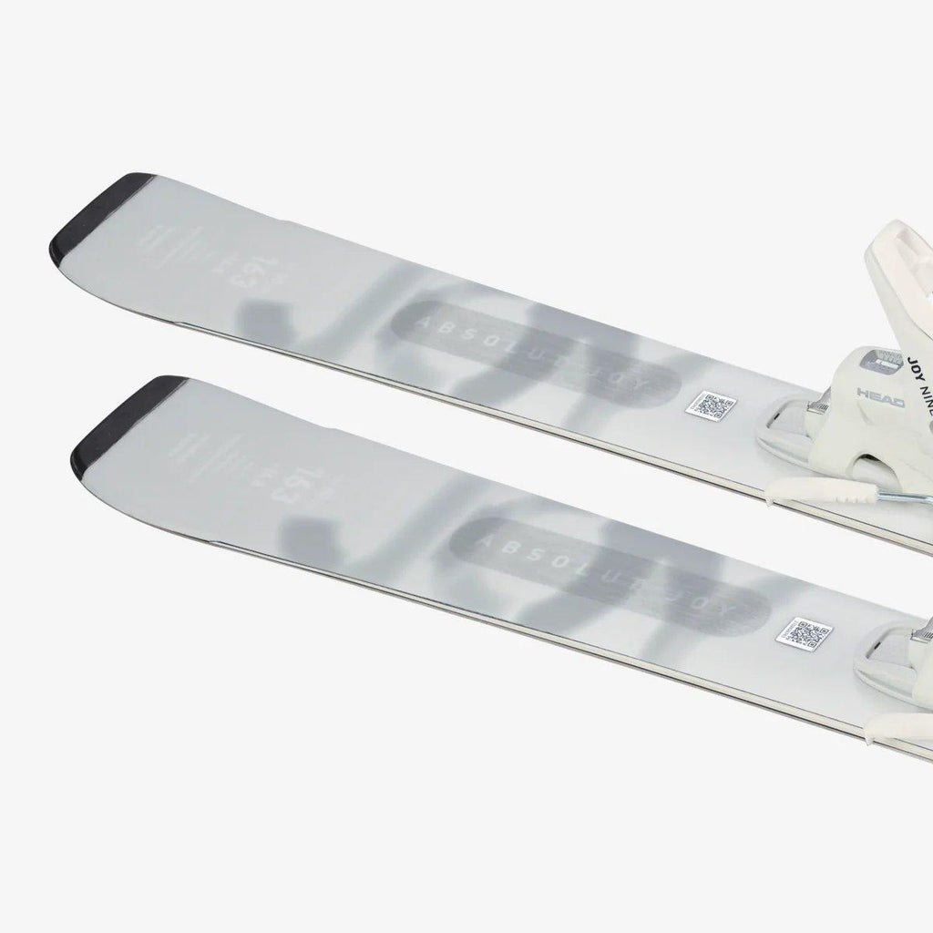 Women's e.Absolut Joy Skis + Joy 9 Binding - White