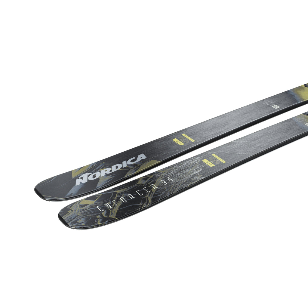 Men's Enforcer 94 Skis (Skis Only) - Black / Yellow