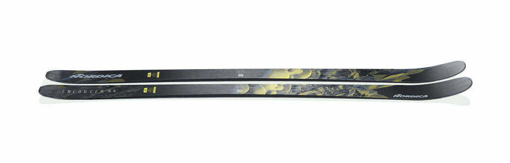 Men's Enforcer 94 Skis (Skis Only) - Black / Yellow
