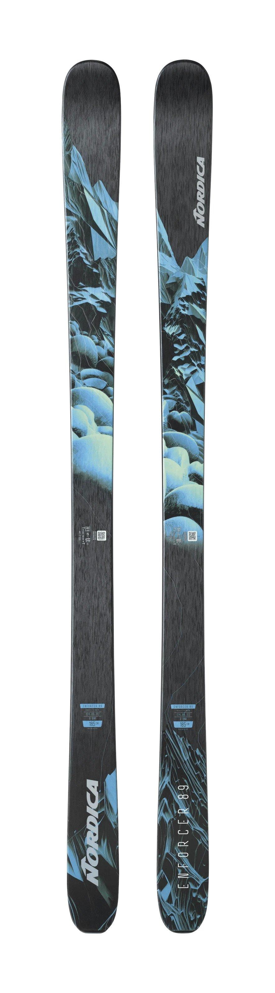Men's Enforcer 89 Skis (Skis Only) - Black / Blue