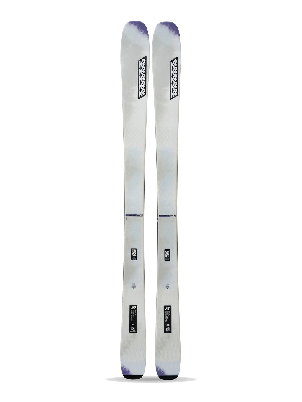 Women's Mindbender 90C Skis - Skis Only - White
