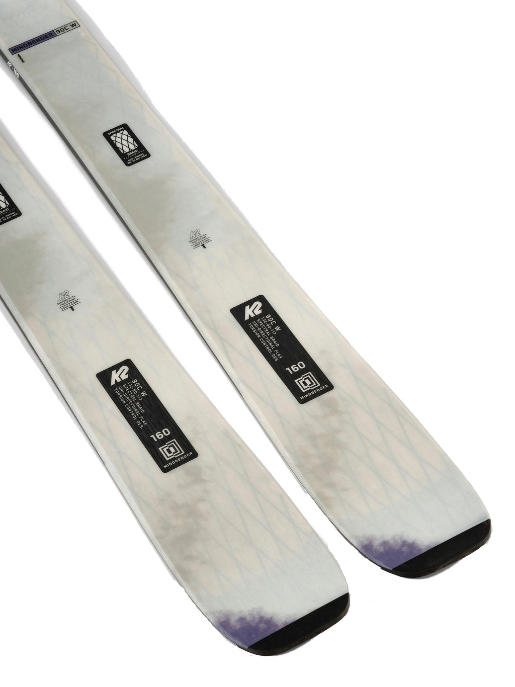 Women's Mindbender 90C Skis - Skis Only - White
