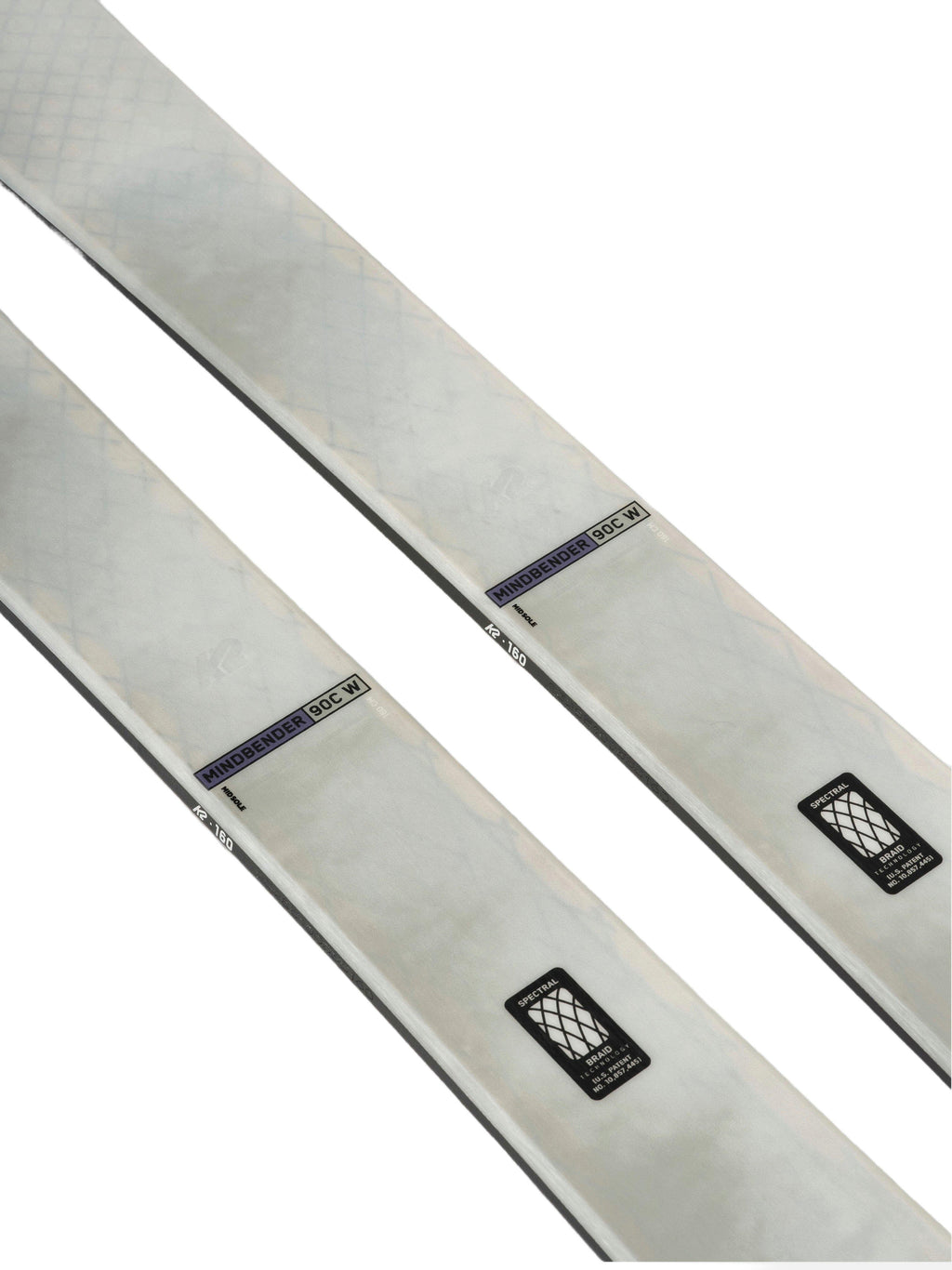 Women's Mindbender 90C Skis - Skis Only - White