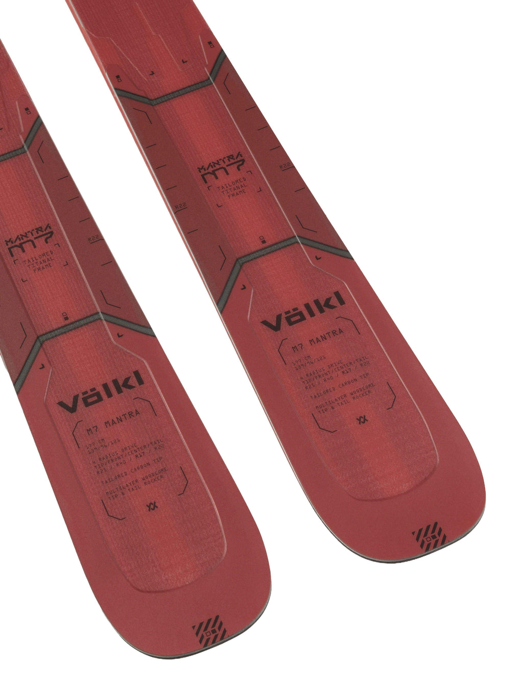 M7 Mantra 2026 - Red / Black - Ski Only