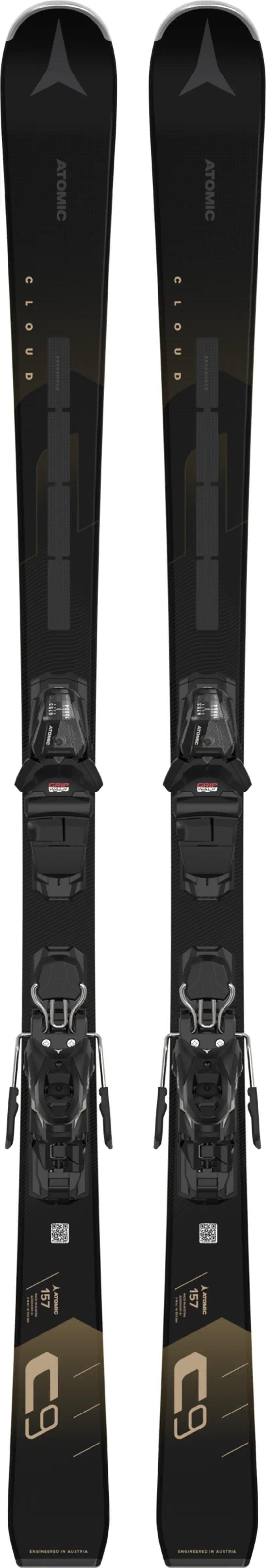 Women's Cloud C9 Revoshock LT Alpine Skis +M10 GW Bindings - Black