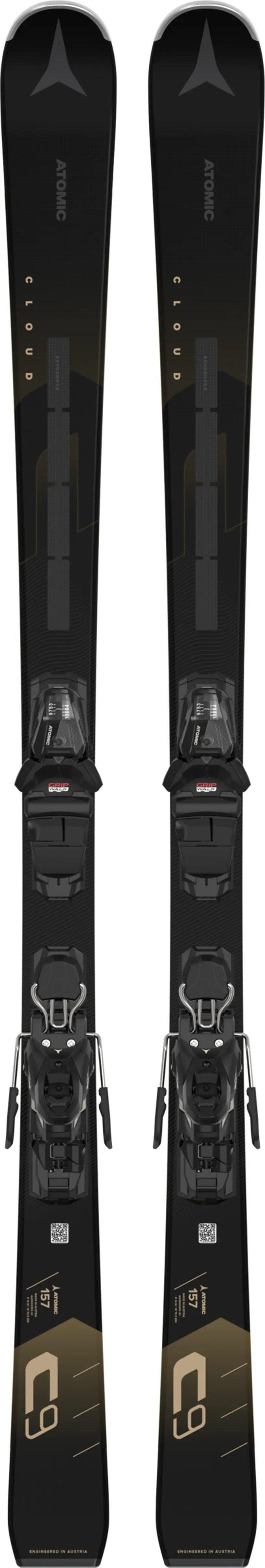 Women's Cloud C9 Revoshock LT Alpine Skis +M10 GW Bindings - Black