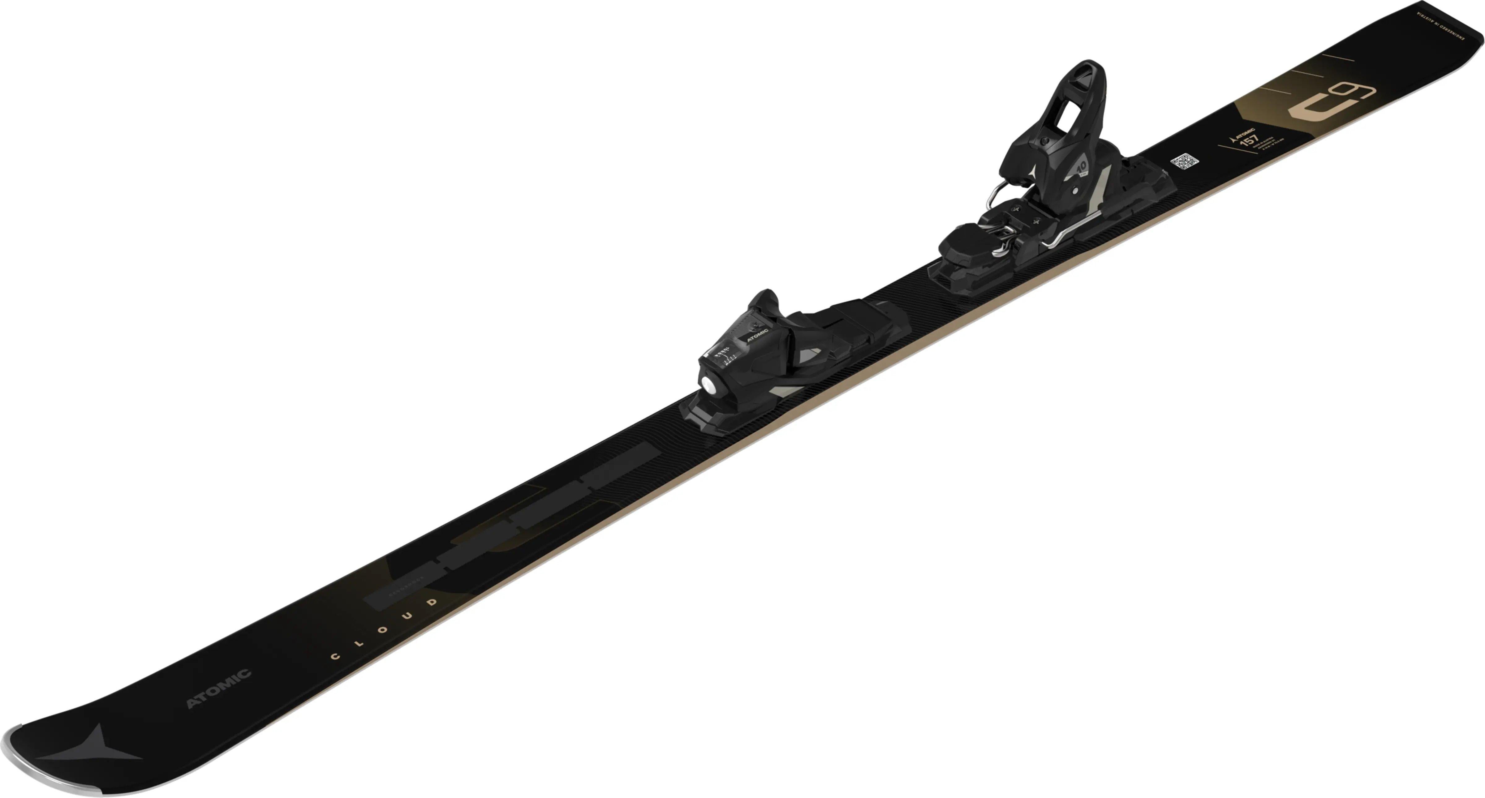 Women's Cloud C9 Revoshock LT Alpine Skis +M10 GW Bindings - Black