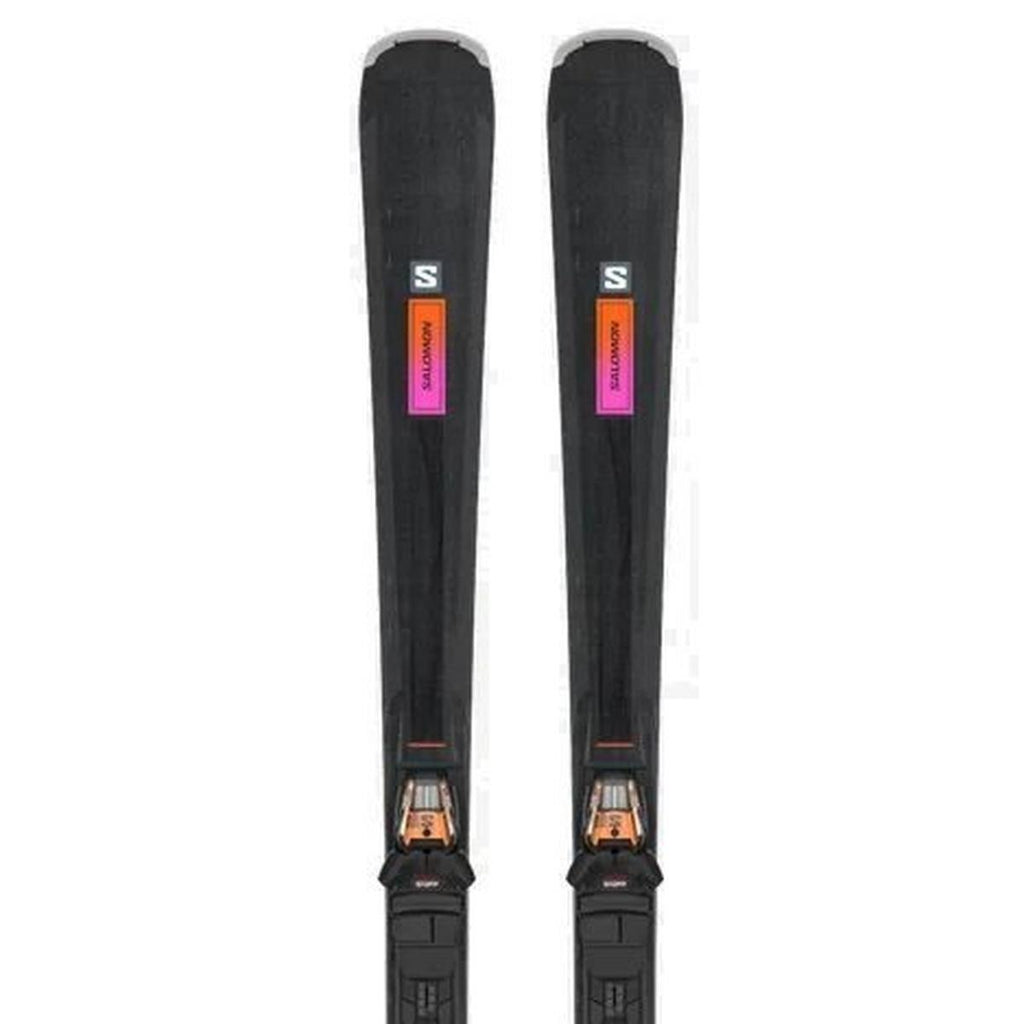Women's S/Max N°10 XT Piste Skis + M10 GW L80 Bindings - Black/Orange/Pink