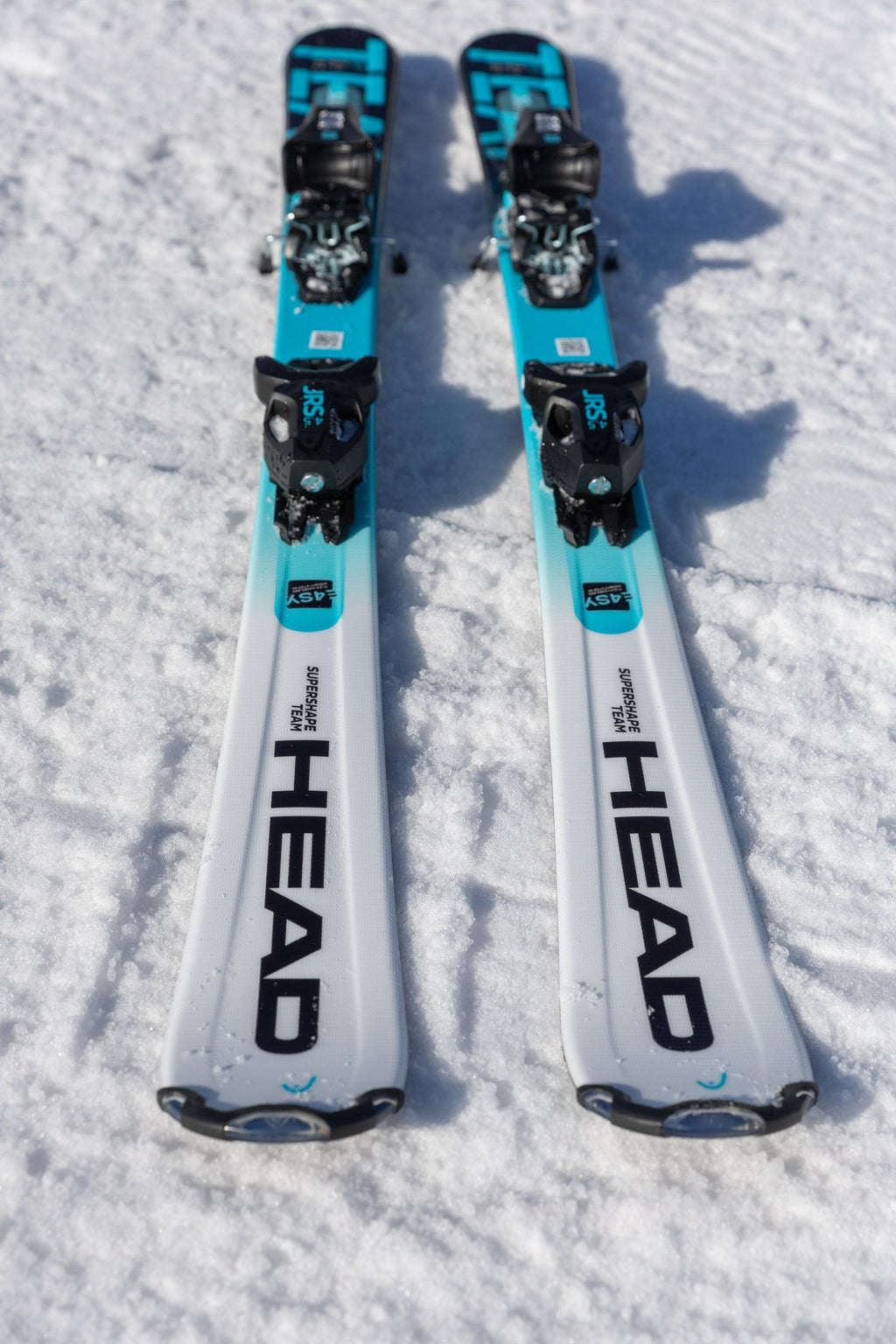 Kids' Supershape Team Easy Skis + SX4.5 GW CA Binders - White / Speed Blue