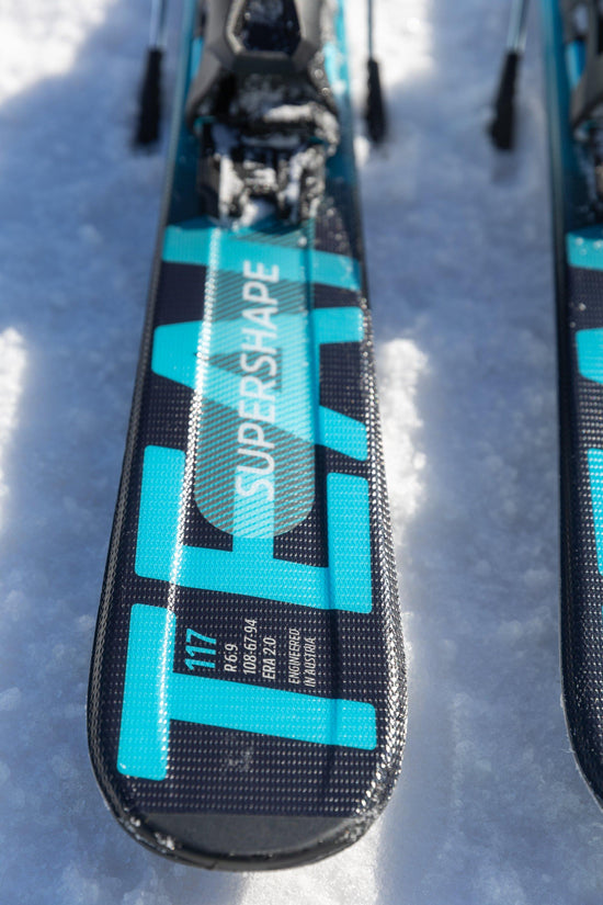 Kids' Supershape Team Easy Skis + SX7.5 GW CA Binders - White / Speed Blue