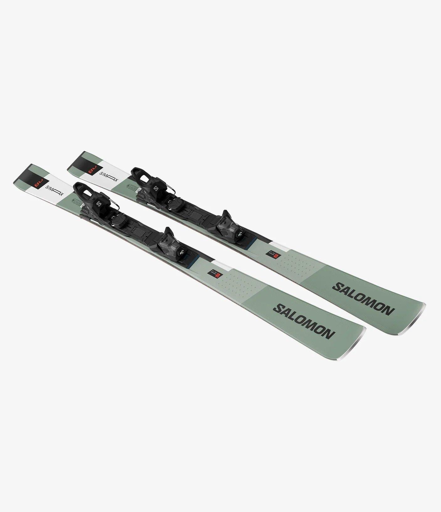 Salomon Men's S/Max 8 Skis + M10 Binding - Green / Black | Tiso