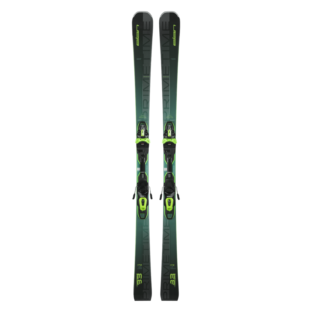 Men's Primetime 33 Skis + EM11 Binding - Green