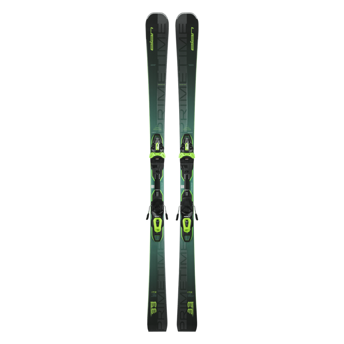 Men's Primetime 33 Skis + EM11 Binding - Green