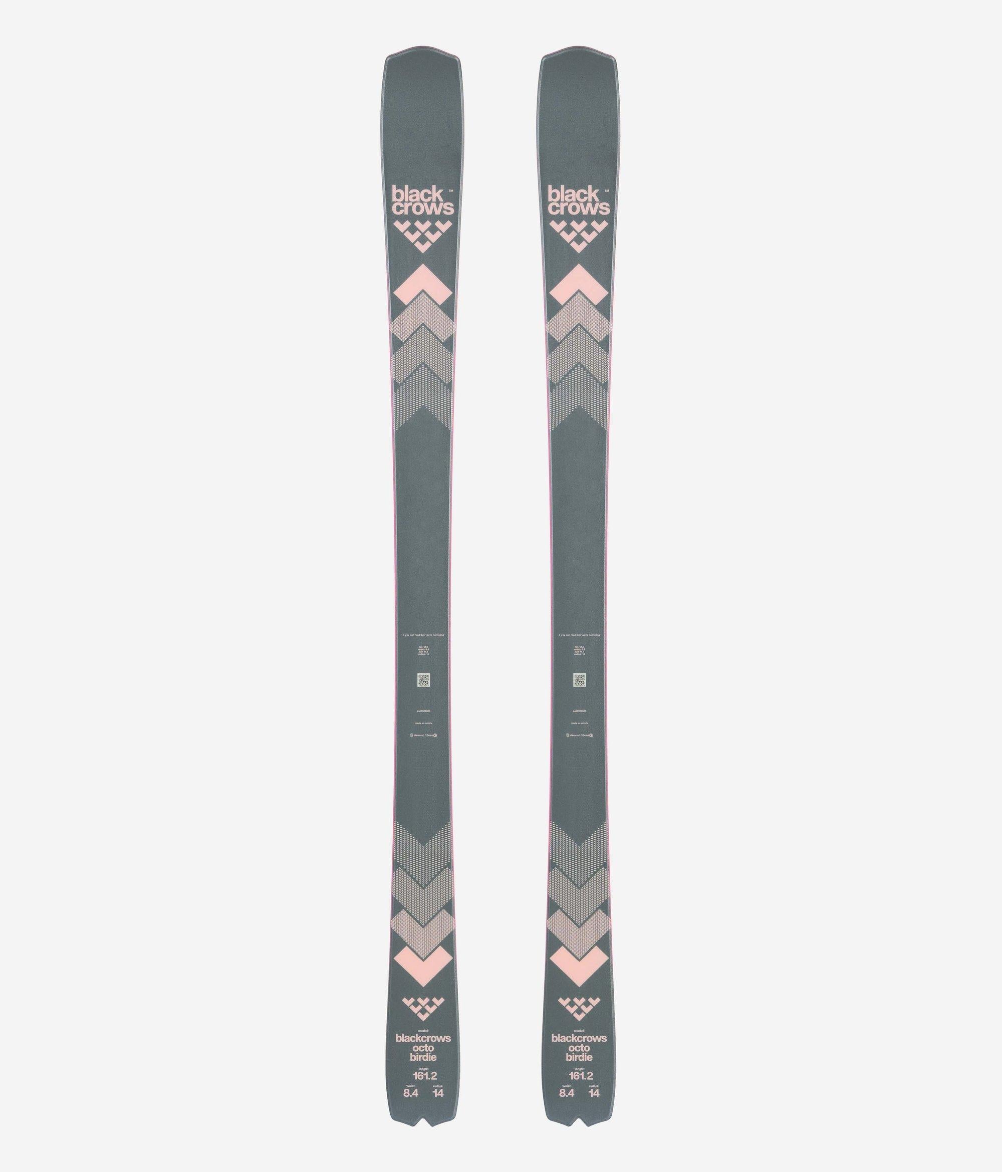 Women's Octo Birdie Skis (Ski Only) - Grey / Pink