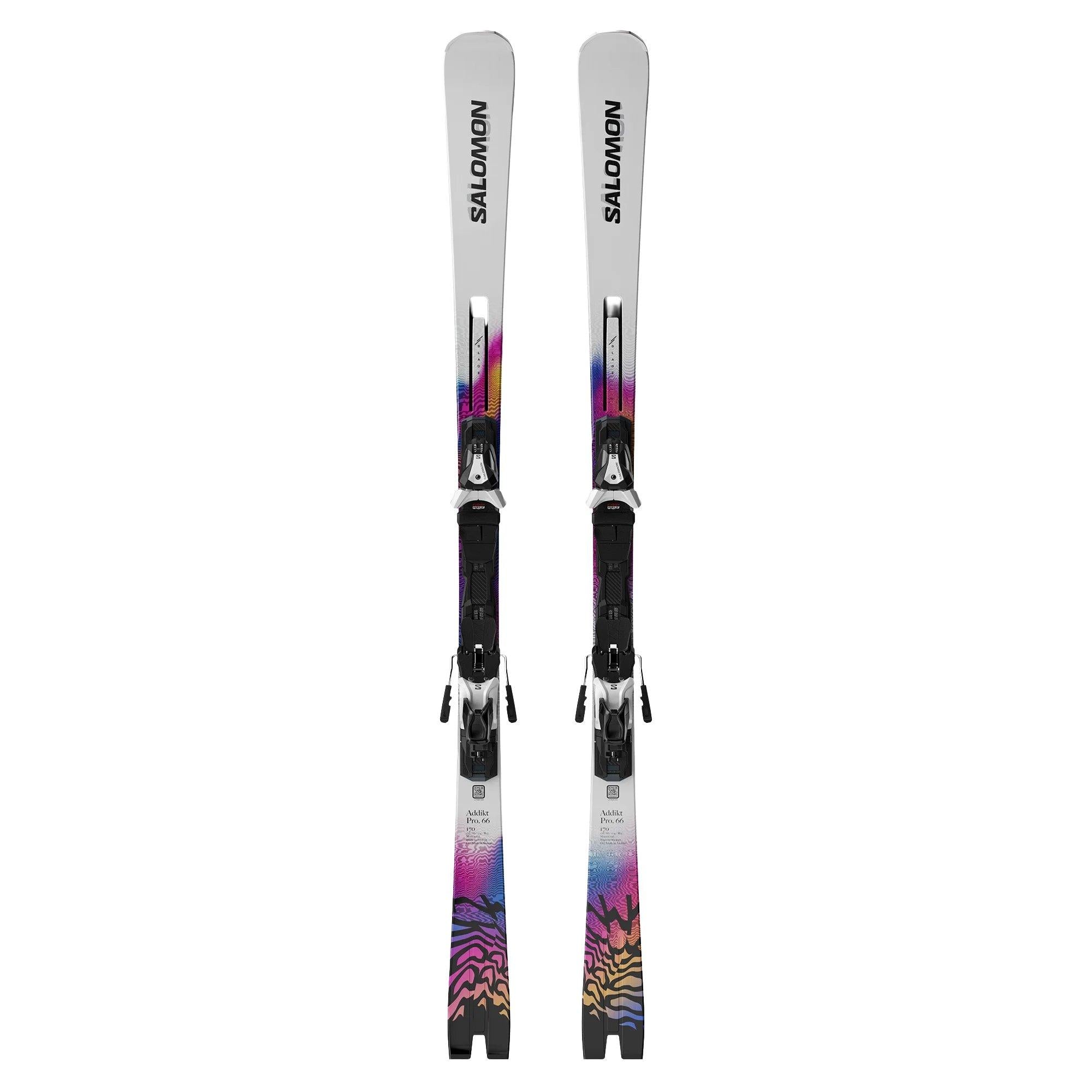 Addikt Pro 66 with Mi12 Binding - White / Multi
