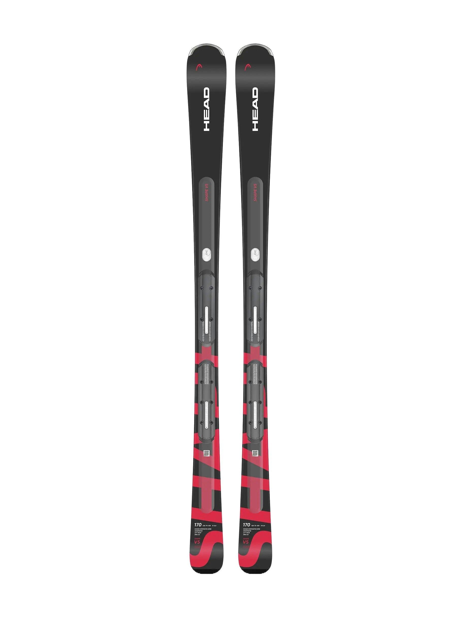 HEAD - Shape e.v5 with PR11 Binding - Black / Red | Tiso