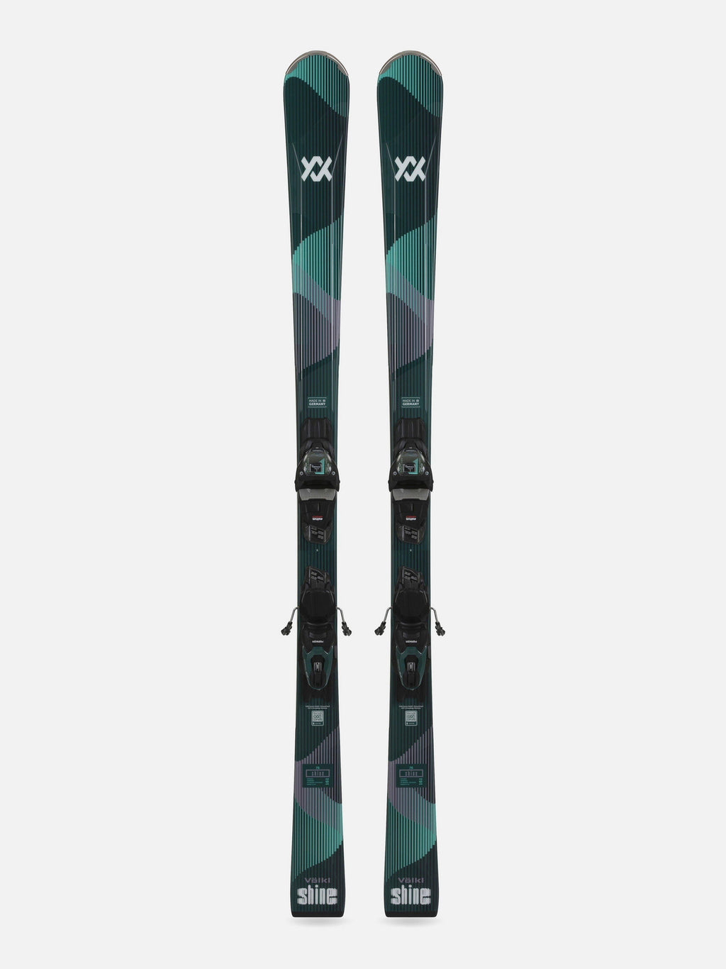 Women's Shine 76 with VMotion 10 Binding - Green / Black