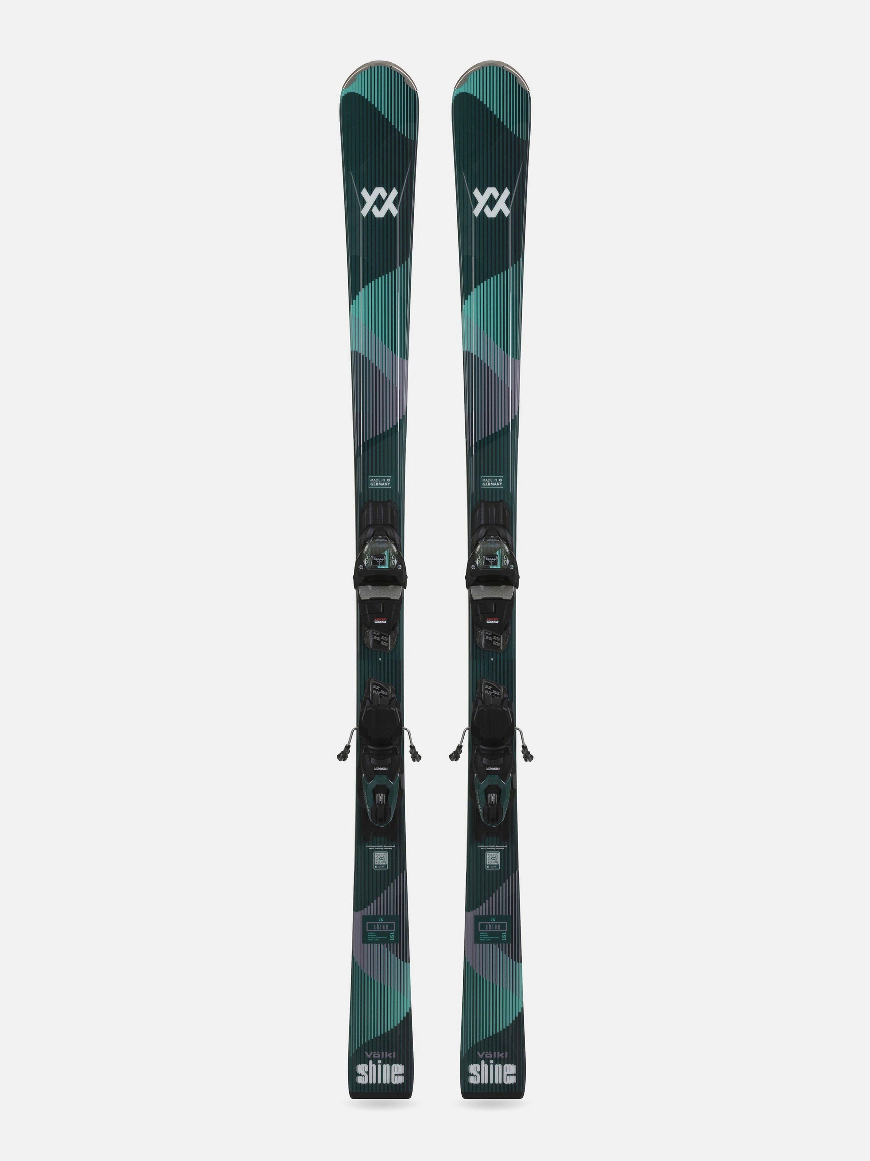 Women's Shine 76 with VMotion 10 Binding - Green / Black