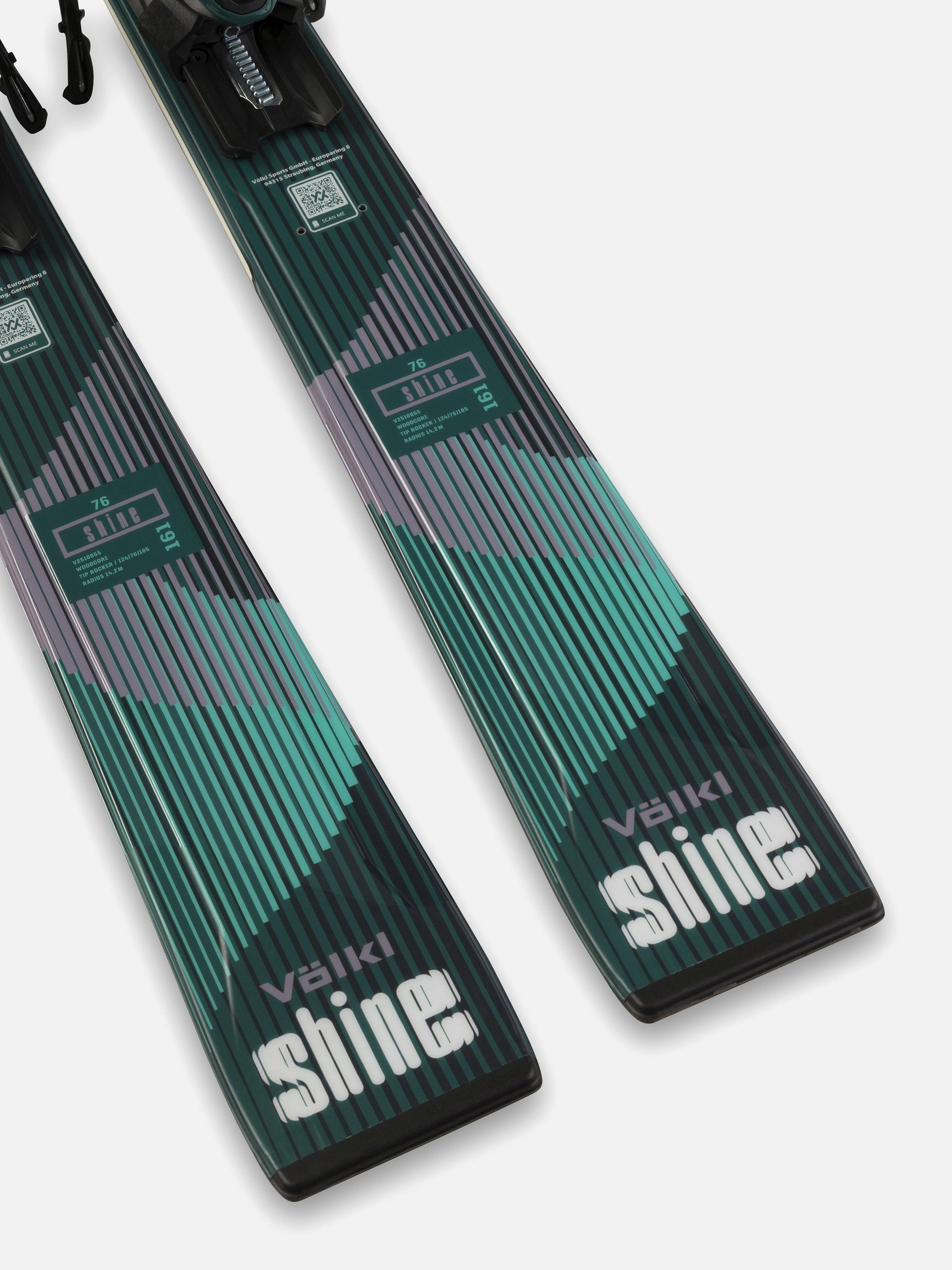 Women's Shine 76 with VMotion 10 Binding - Green / Black