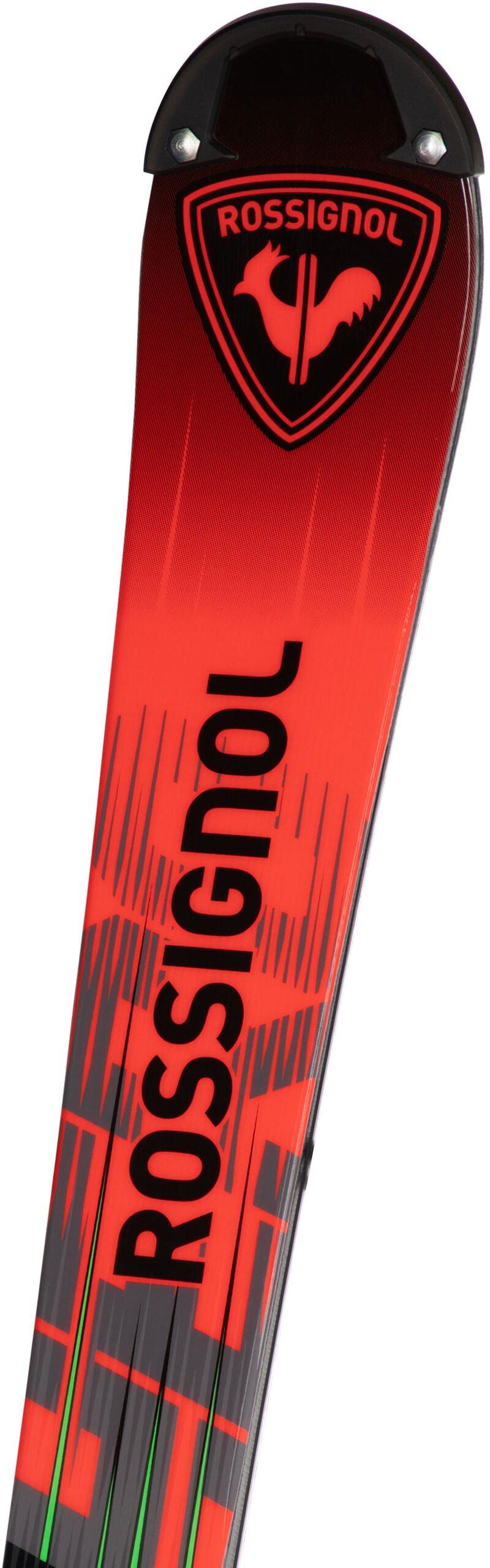 Kids' Hero Athlete SL Pro Skis + SPX11 - Red