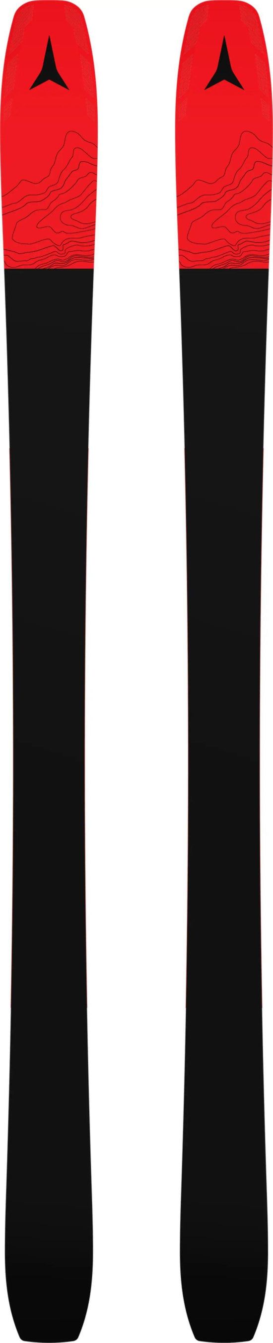 Men's Backland Touring Skis 88mm  + Climbing Skins - Black/Blue/White