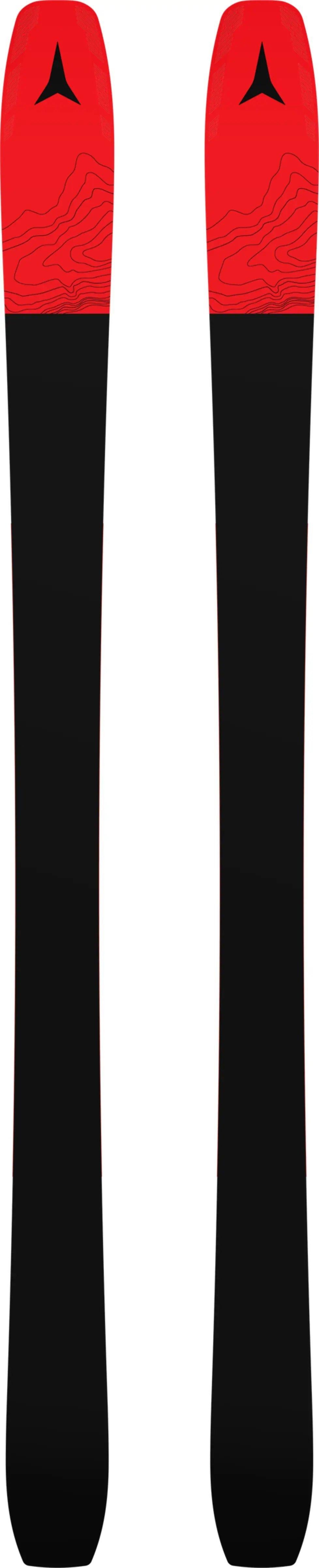 Men's Backland Touring Skis 88mm  + Climbing Skins - Black/Blue/White