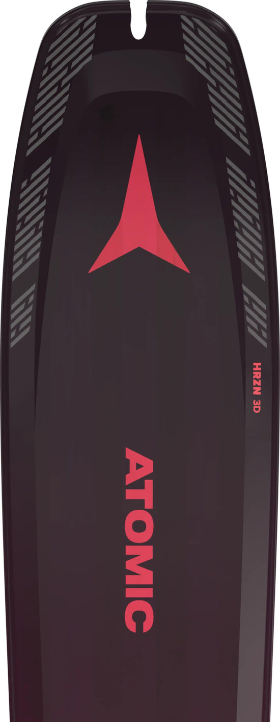 Women's Backland Touring Skis 88mm + Climbing Skin 88/89 - Maroon/Red