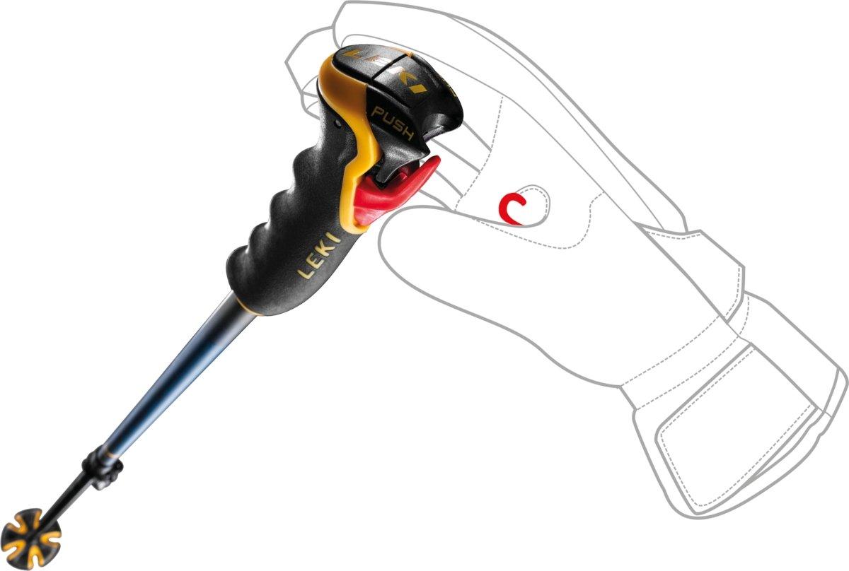 Spitfire Vario 3D Adjustable Poles - Navy Blue/Blue/Mustard