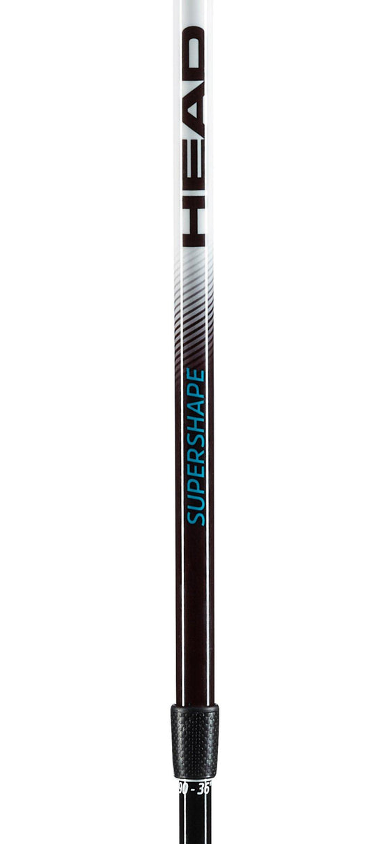 Kids' Supershape Team Adjustable Ski Poles - Black / White