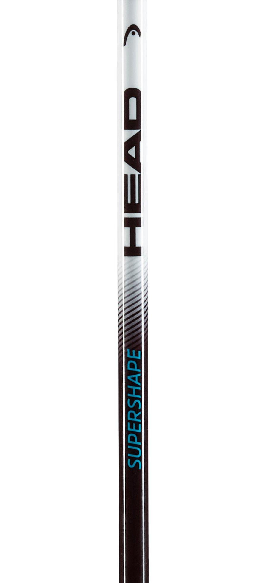 Kids' Supershape Team Adjustable Ski Poles - Black / White