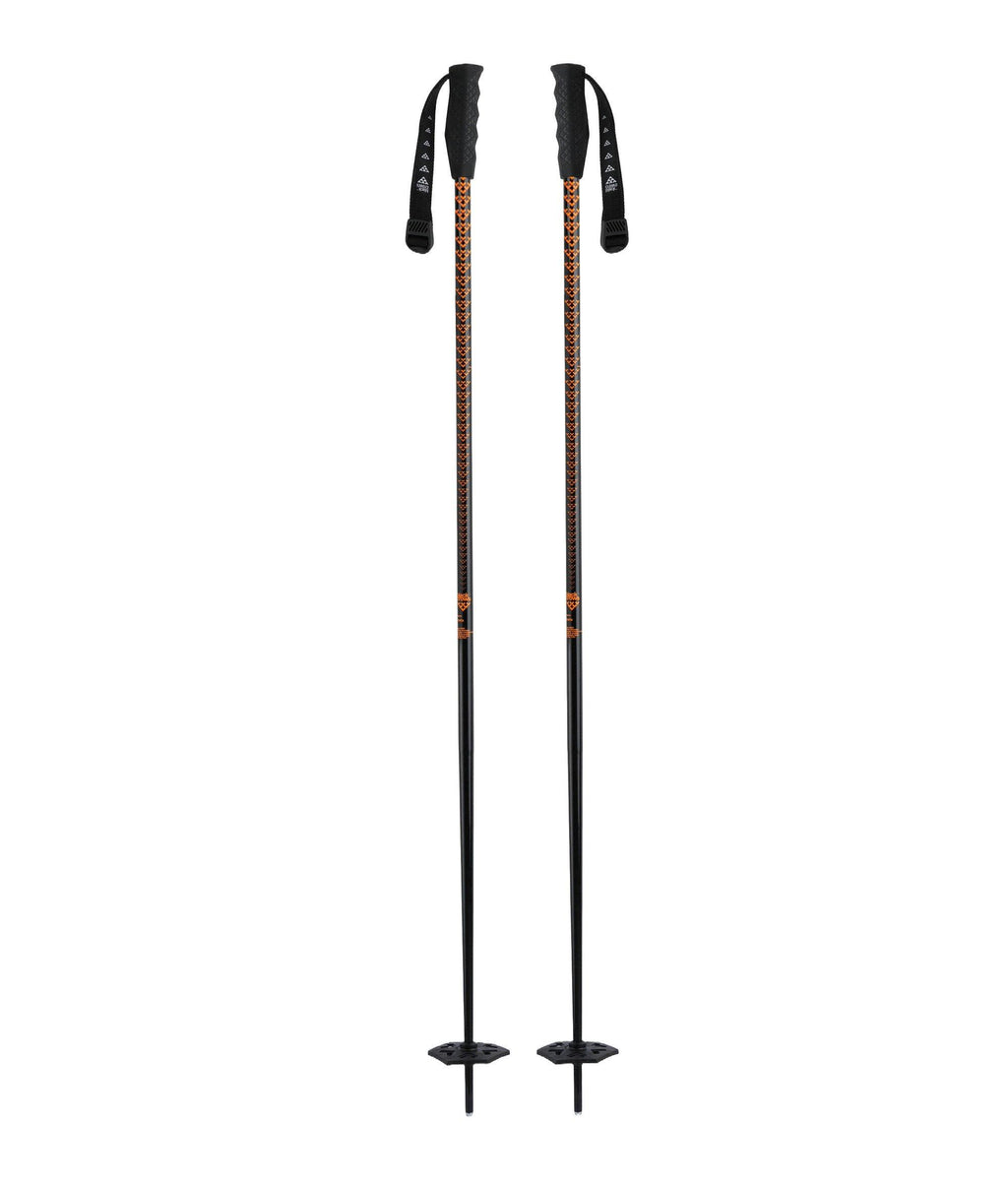 Meta Ski Poles - Black/Orange