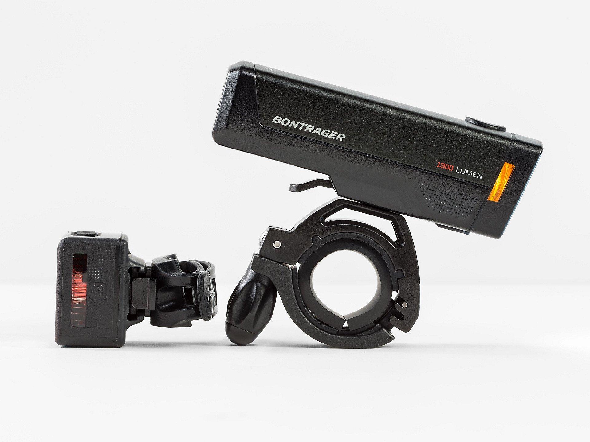 BONTRAGER Ion Pro RT ライト 1300ルーメン Bontrager Ion Pro RT + Flare RT2 Bike Light Set | Tiso