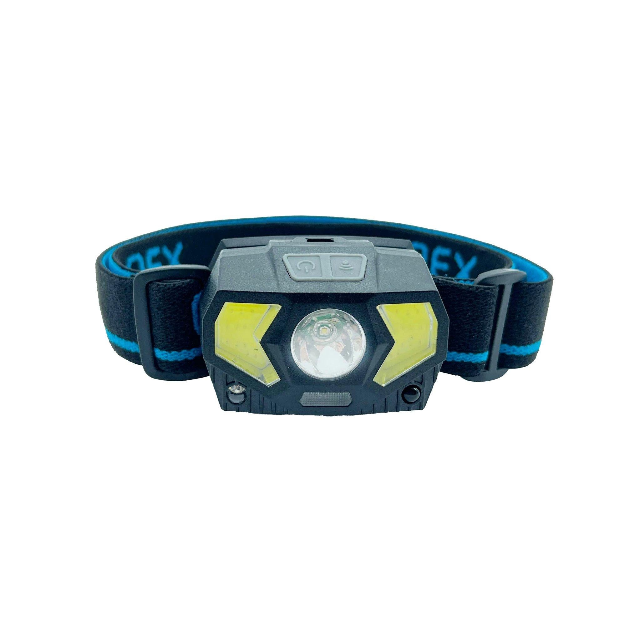 300 Lumens Rechargeable Headtorch - Black