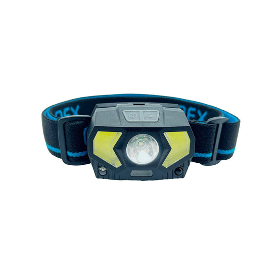 300 Lumens Rechargeable Headtorch - Black