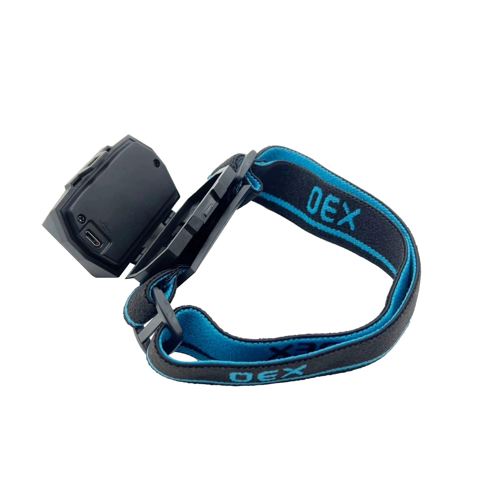 300 Lumens Rechargeable Headtorch - Black