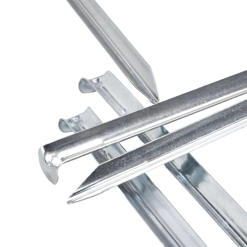 V Shaped Steel Tent Pegs - 5 Pack
