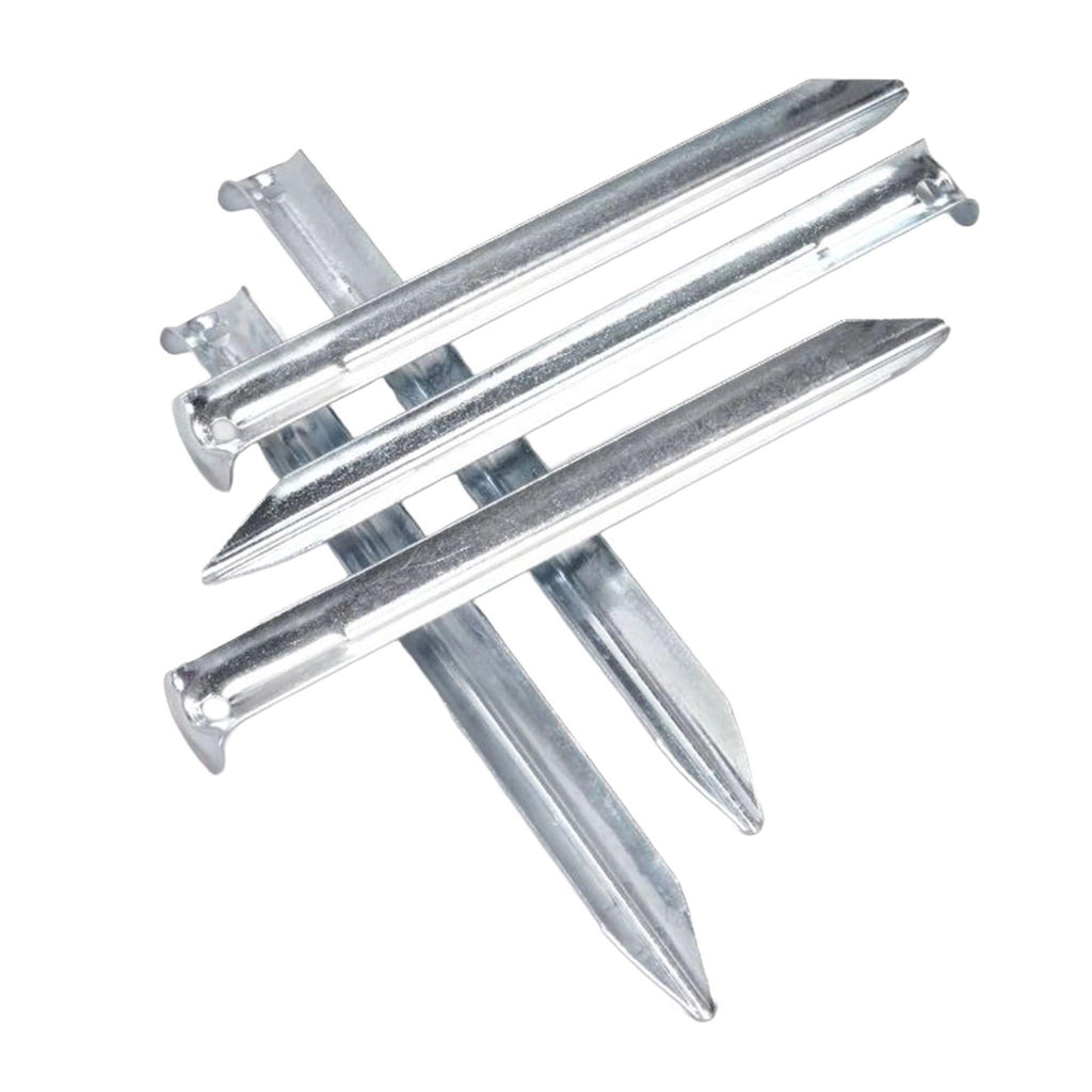 V Shaped Steel Tent Pegs - 5 Pack