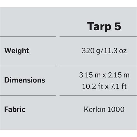Tarp 5 - Green
