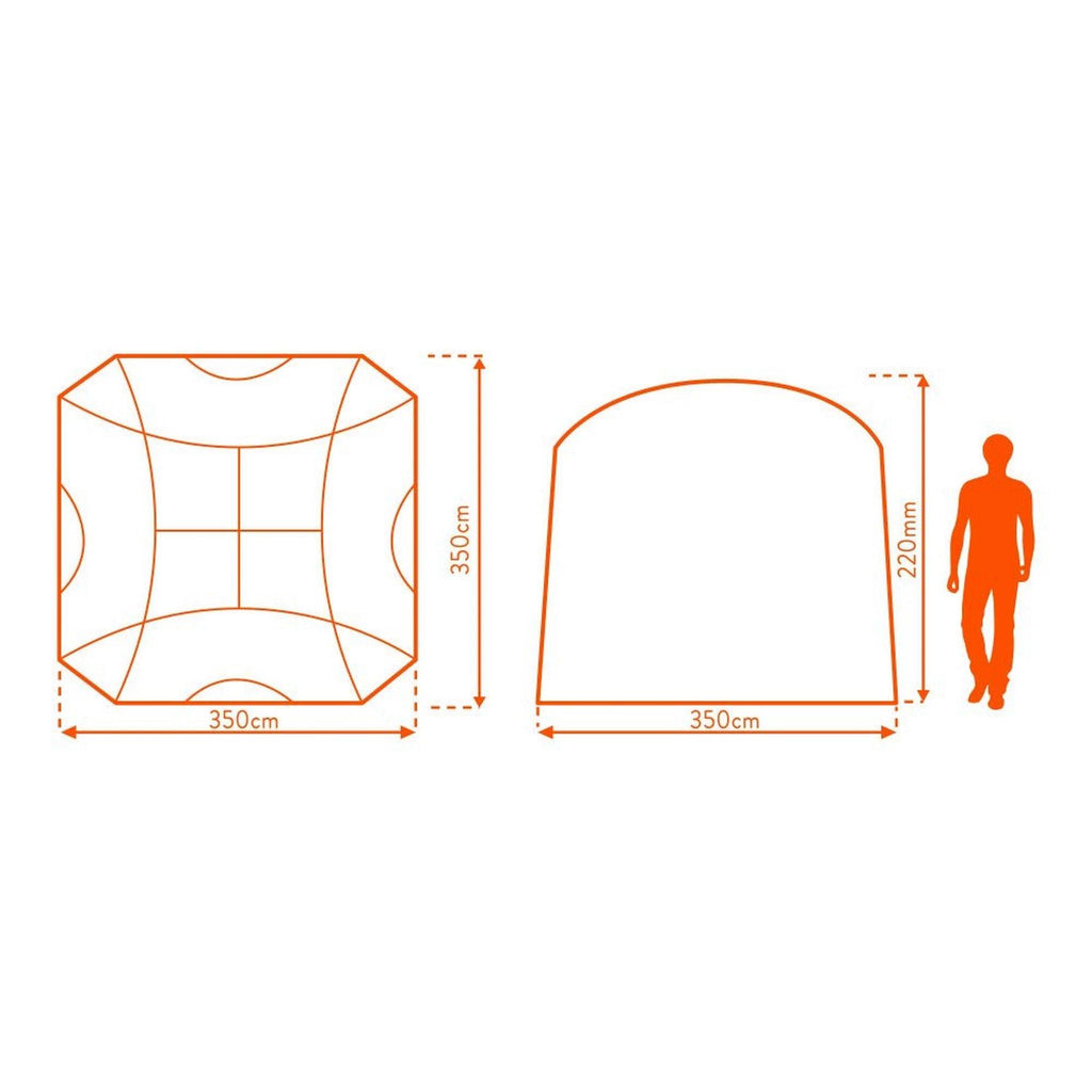 Camping Shelter - Grey