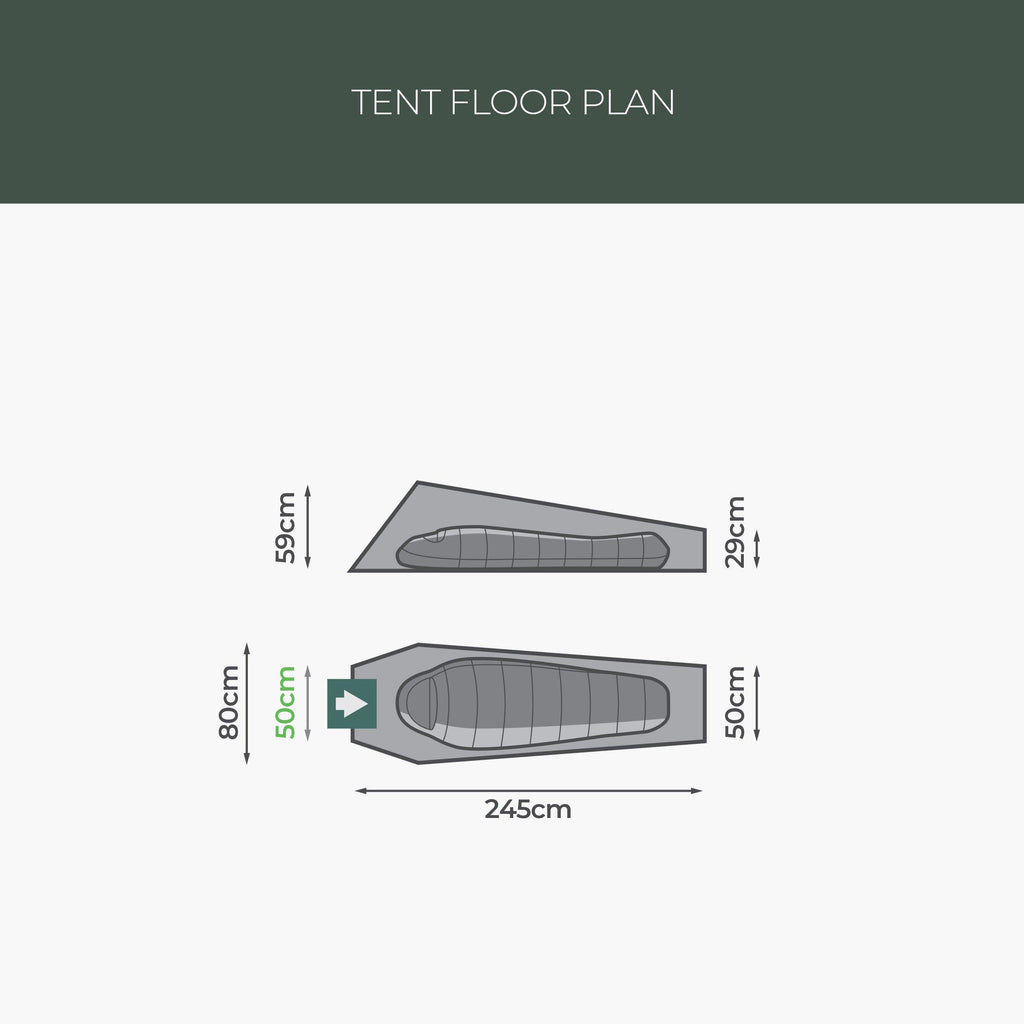 Falcon Bivi Tent - Green
