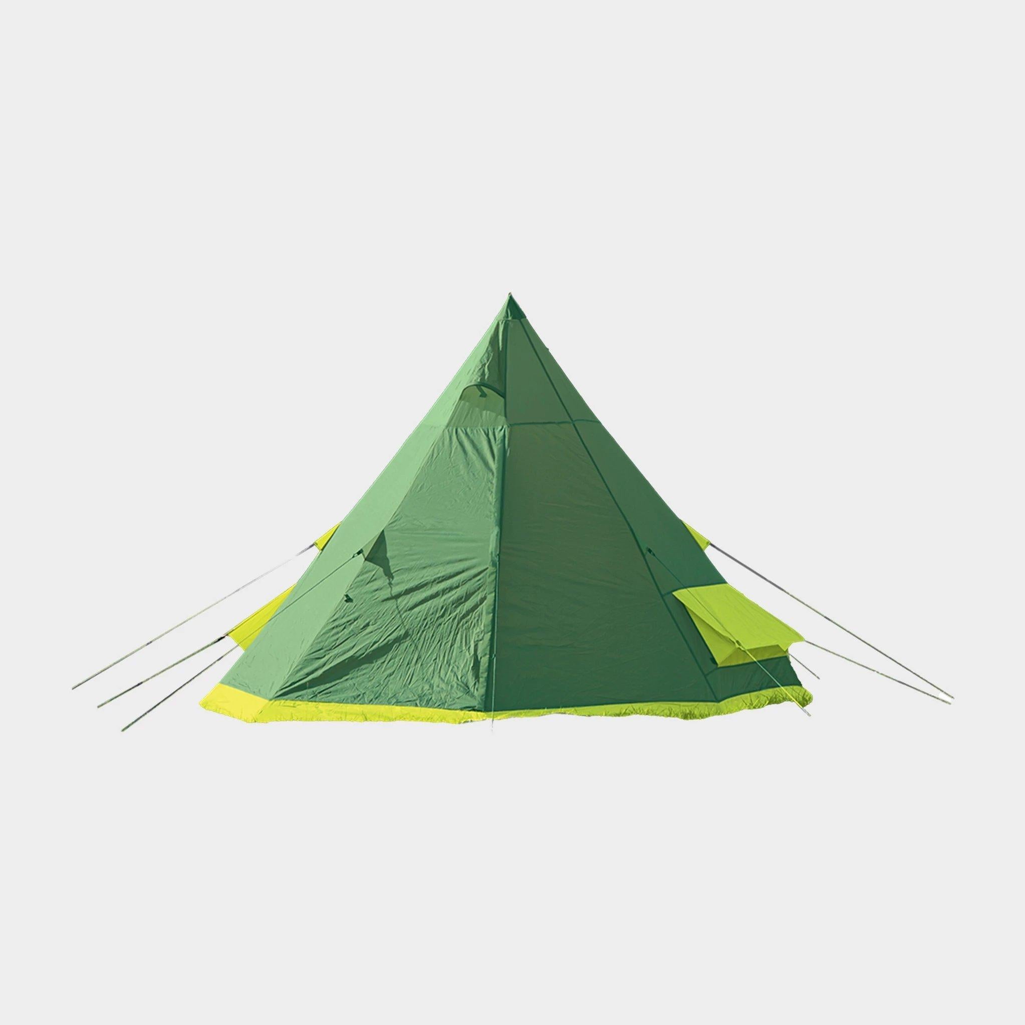 Teepee 4-Person Tent - Green