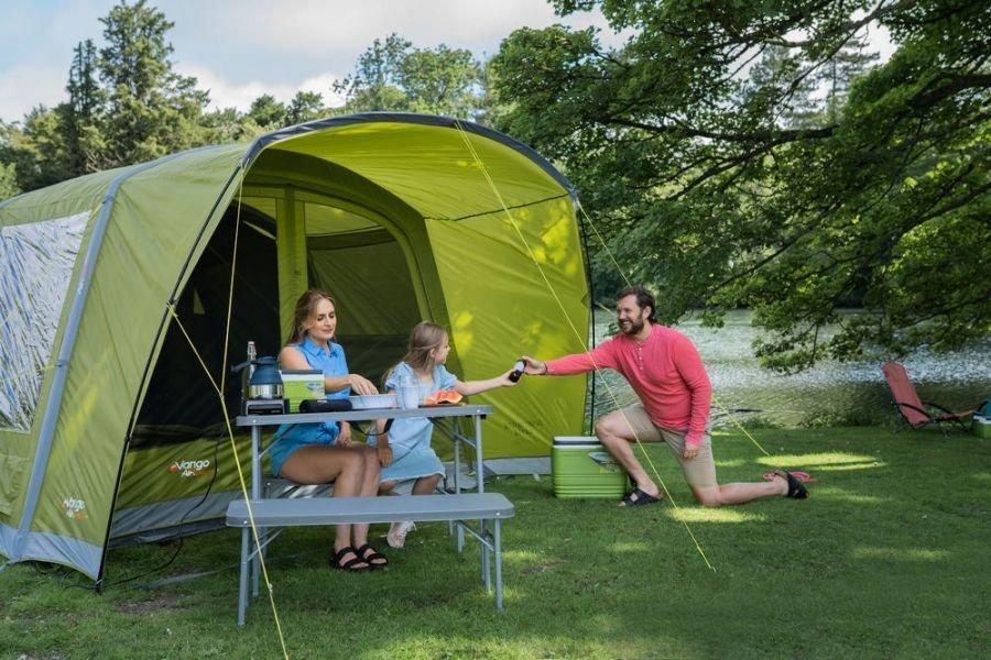 Avington Flow Air 500 5-Person Inflatable Tent - Green