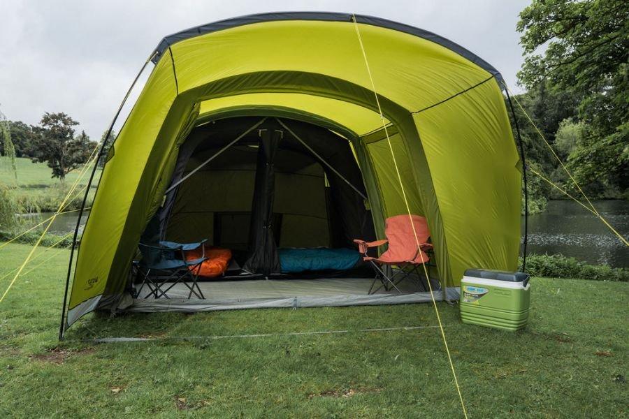 Avington Flow Air 500 5-Person Inflatable Tent - Green