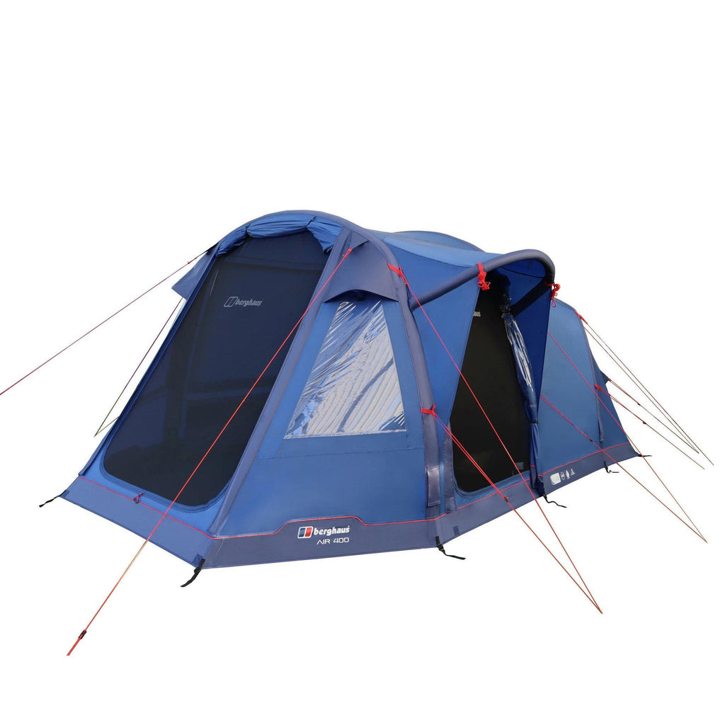 berghaus blow up tent Berghaus Air 400 Nightfall 4-Person Tent - Blue