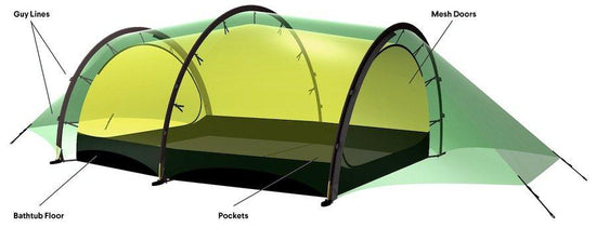 Helags 2 2-Person Tent - Green