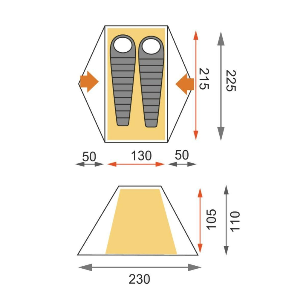 Rakoon 2.1 2-Person Tent - Olive